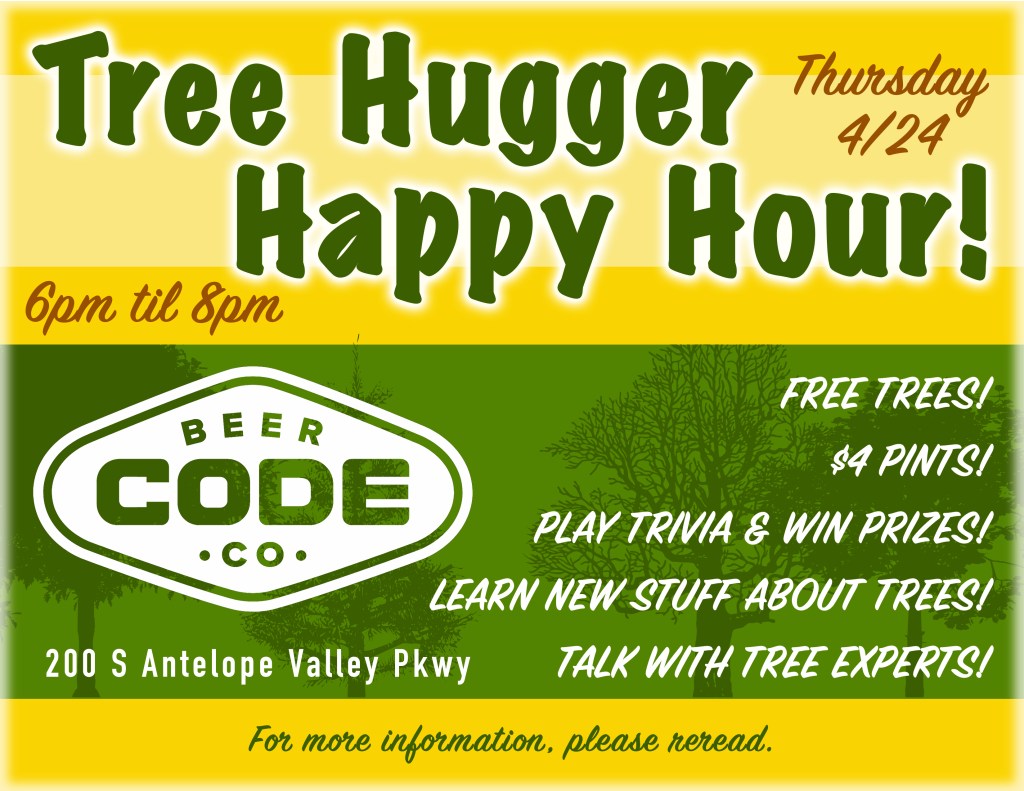 Tree Hugger Happy Hour